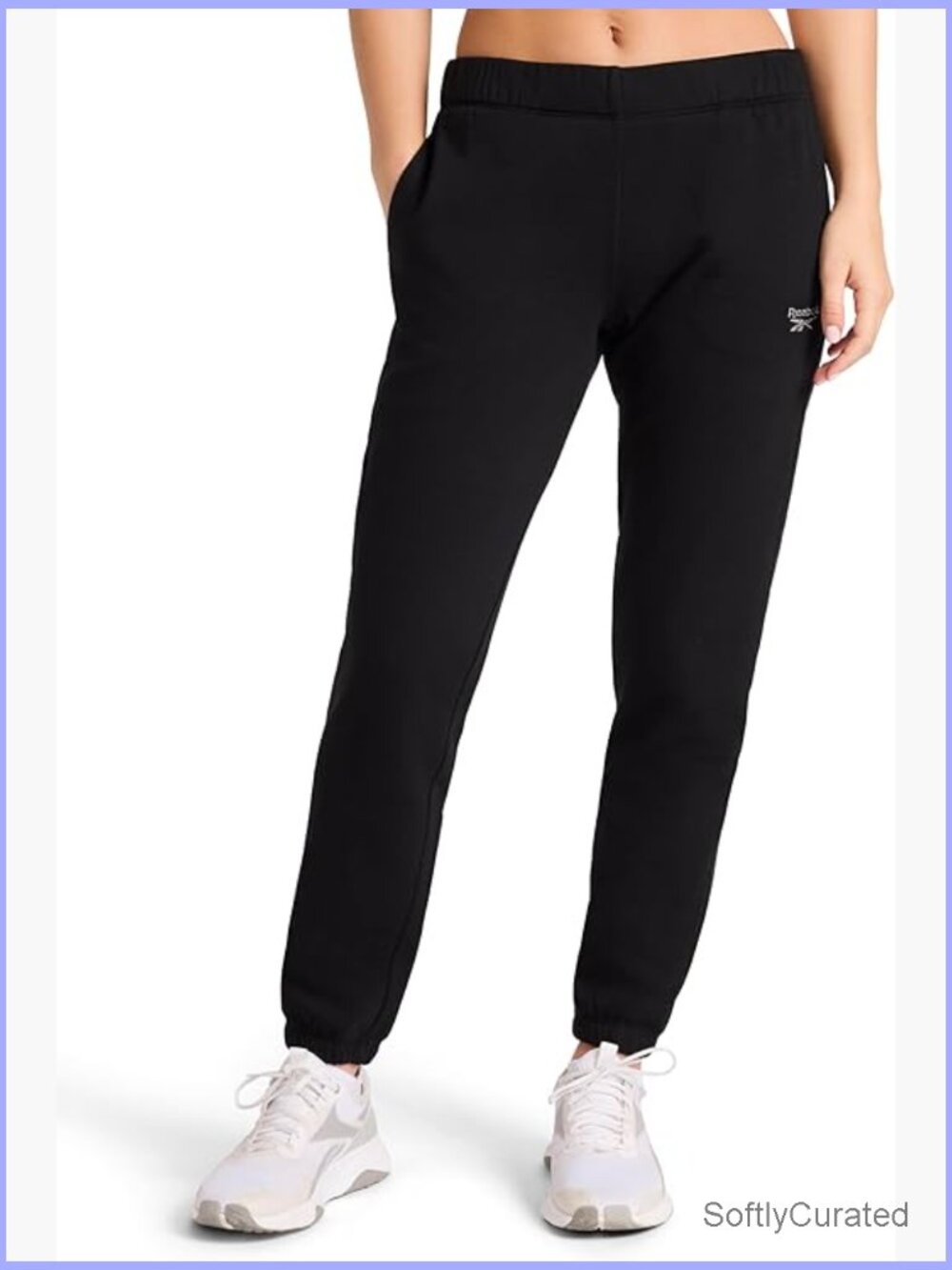 Midweight Cotton Jogger with Rhinestone Logo, 30" Inseam